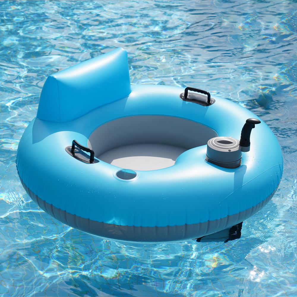 Onsale US ONLY!Free shipping!  360° Electric Swim Ring – Inflatable Pool & Beach Float