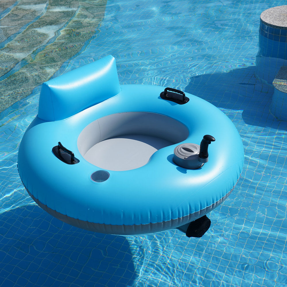 Onsale US ONLY!Free shipping!  360° Electric Swim Ring – Inflatable Pool & Beach Float