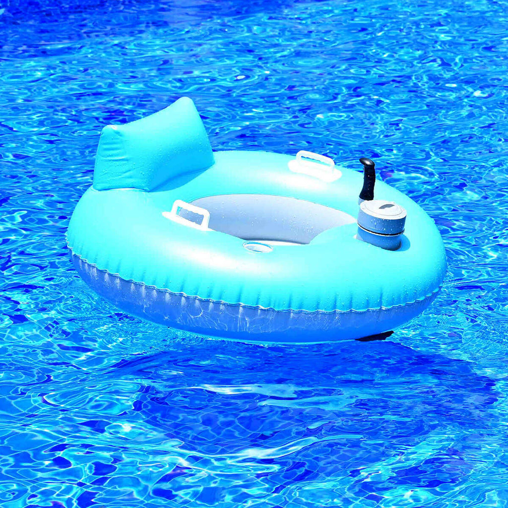 Onsale US ONLY!Free shipping!  360° Electric Swim Ring – Inflatable Pool & Beach Float