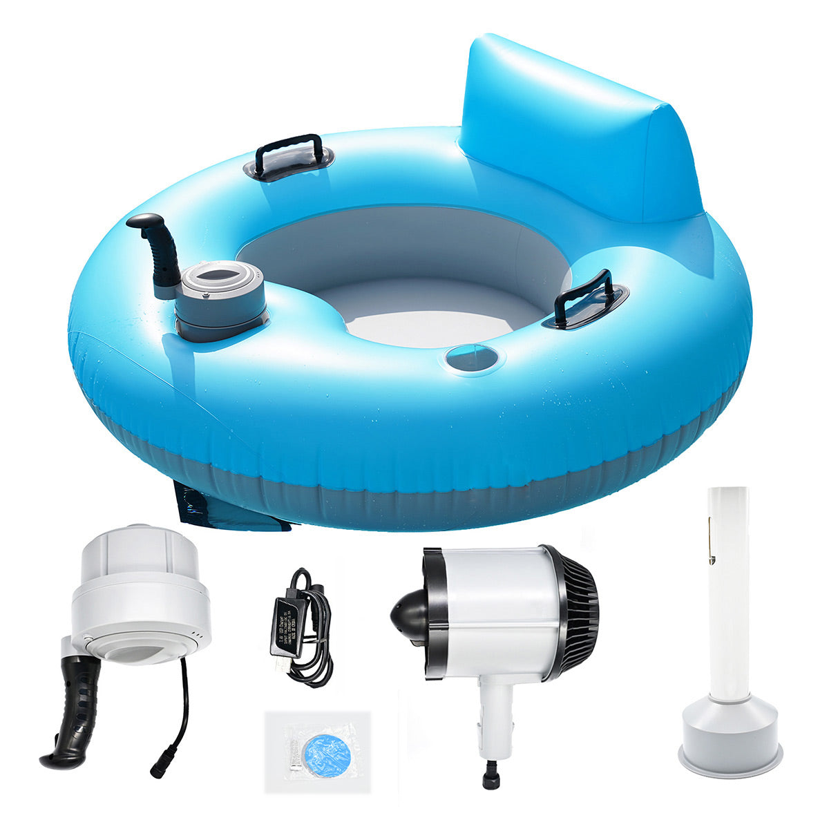 Onsale US ONLY!Free shipping!  360° Electric Swim Ring – Inflatable Pool & Beach Float